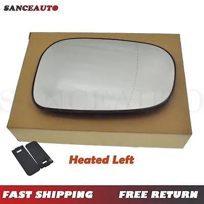 Left Heated Mirror Glass W/ Backing For Volvo S80 S60 S40 V60 C30 V70 30762571 • $18.17