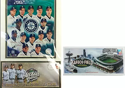 Seattle Mariners Team Poster All Stars With Safeco Commemorative Envelope MLB • $10.95