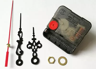 Replacement Quartz Wall Clock Movement Mechanism Motor DIY Repair Part Kit Black • $8.26