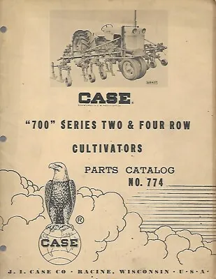 Case  700  Series Two & Four Row Cultivators Parts Catalog • $14.99