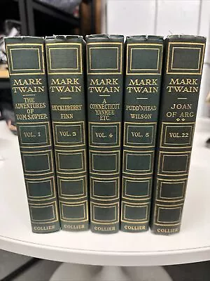 Set Of 5 THE WRITINGS OF MARK TWAIN - Signed Editions • $75