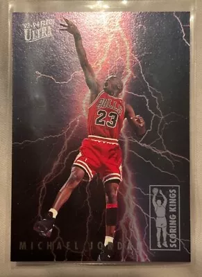 1993 Michael Jordan Scoring Kings Fleer Ultra Amazing Condition Rare To See It • $825