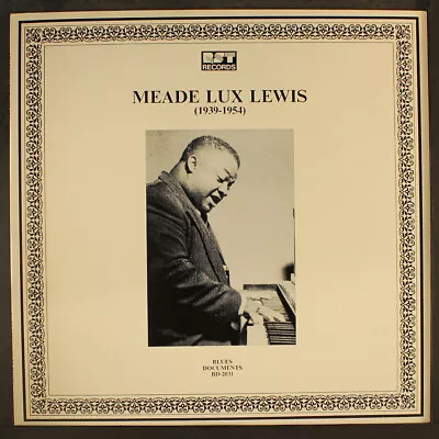 Meade Lux Lewis: 1939-1954 Rst 12  Lp 33 Rpm • $20