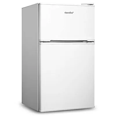 COMFEE' RCT87WH1(E) Under Counter Fridge Freezer 87L Small Fridge Freezer With • £189.87