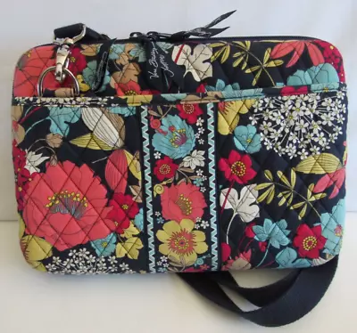 Vera Bradley Quilted Padded Hard Case Mini Laptop Case Happy Snails • $25