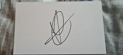 Frazier Campbell Hand Signed 5 X 3 White Card Man Utd Manchester United • £8.99
