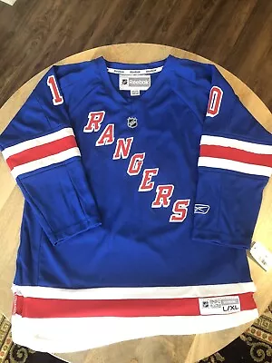 New York Ranger Marian Gaborik New #10 Youth Large/XL Jersey New W/ Tag • $18