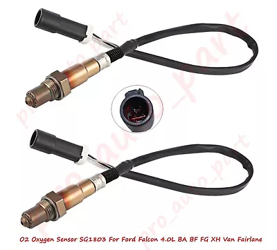 2Pcs O2 Oxygen Sensor SG1803 For Ford Falcon 4.0L BA BF FG XH Van Fairlane 4 Wir • $59.09