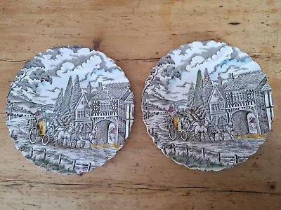2 Myott Royal Mail Staffordshire Ware Plates 20cm • £9.99