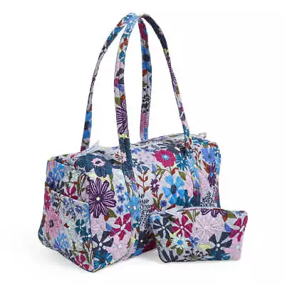 Vera Bradley Bengal Lily 2 Pc Travel Bundle Large Duffel & Medium Cosmetic • $69.50