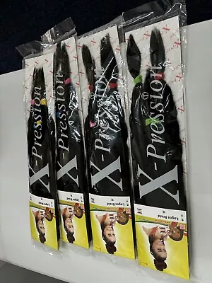 X-Pression Xpression Lagos Braid Pre Stretched Braiding Hair Extensions 42 & 46  • £4.20