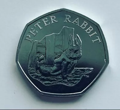 2020 Peter Rabbit 50p Coin Fifty Pence Beatrix Potter • £28.99