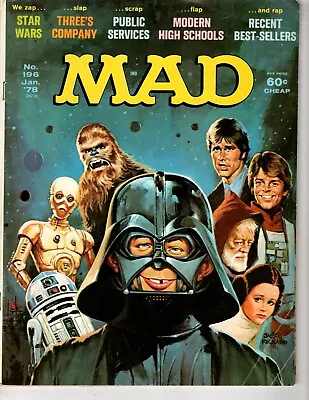 Mad Magazine #196 1978 Star Wars Darth Vader VG/FN • $6
