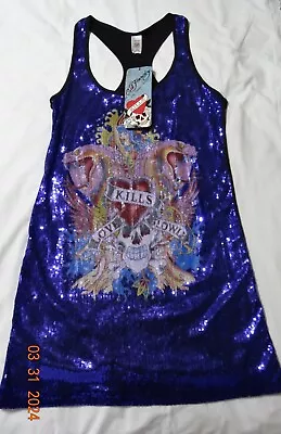 Ed Hardy By Christina Audigier  NEW  Embellish Sleeveless Dress • $54.99