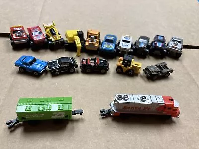 Vintage Micro Machines & Road Champs Mini Car/train Lot 17 Pieces • $46