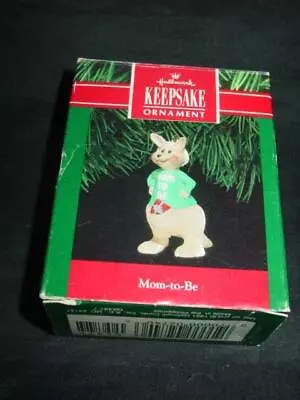 Hallmark Keepsake Ornament  MOM-TO-BE  Christmas - KANGAROO Mother - 1991 • $7.49