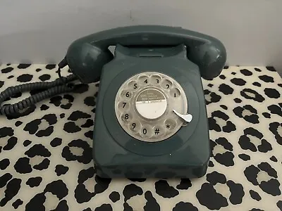 Gpo746 Rotary Vintage Telephone - Grey - Free Uk Postage!! • £25