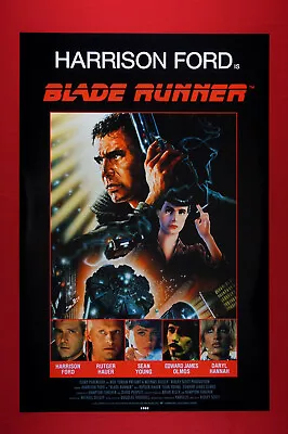 Blade Runner Ford Hauer Young Hannah Olmos Movie Art Poster 24X36 New  BLD2 • $23.95