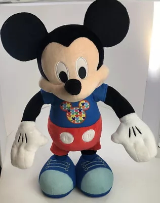 Mickey Mouse Hot Dog Dancing  Plush Talking Lights And Sound Moves Spins • $24.95