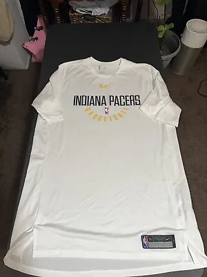 Nike NBA Indiana Pacers Team Issued Practice Shirt XL White • $3