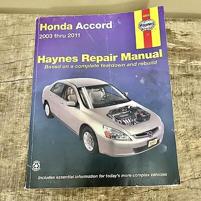 Haynes Honda Accord Auto Repair Manual 2003-2011 42015 • $12.99