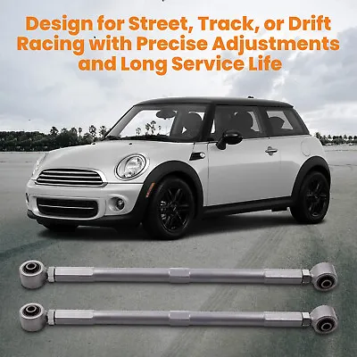 2Pcs Adjustable Rear Lower Camber Control Arms +/- 3 For Mini Cooper 2002-2013 • $186.65