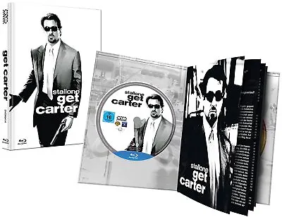 GET CARTER *2000 / 2 Disc Mediabook / Sylvester Stallone* NEW Region B Blu Ray • £49.95