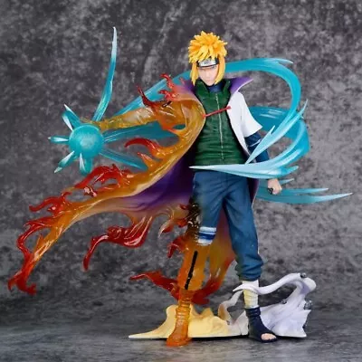 Anime Naruto Minato Namikaze Rasengan 26cm PVC Action Figure Statue Toy Gift New • $65.24