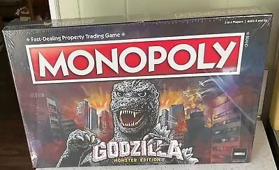 $27.99 • Buy Monopoly Godzilla Monster Edition Board Game Brand New, Sealed Ages 8+