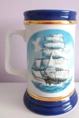 @ Danbury Mint MUG Flying Cloud 12 Sailing Ship Tankards By Robert Devereaux • £8.99