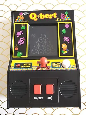 Q*BERT Retro Handheld Mini Arcade Electronic Game BASIC FUN 2016. TESTED! • $29.08