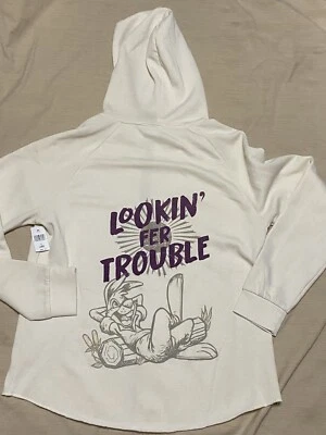 $149.95 • Buy Disney Hoodie Jacket Splash Mountain Brer Rabbit Lookin' Fer Trouble LARGE Bnwt