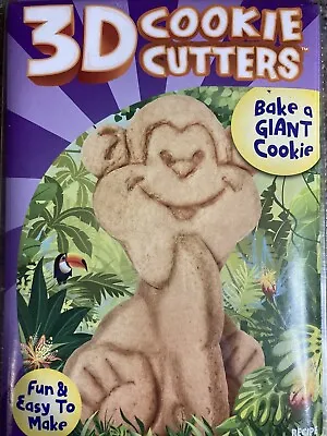 GIANT Monkey Cookie Cutter 3D  + Recipe! Safari Jungle Birthday Baby Shower CUTE • $4.49