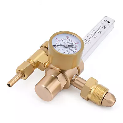 Argon CO2 CGA 580 MIG TIG Flow Meter Welding Gas Regulator Gauge For Welder US • $27.99