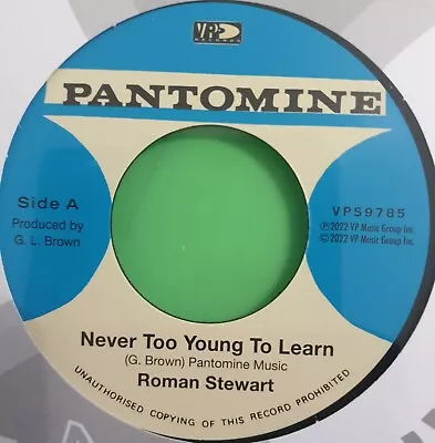 £13.95 • Buy Never To Young To Learn.opportunity.roman Stewart. Big Youth