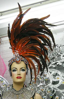 Da NeeNa H029 Feather Vegas Cabaret Showgirl Drag Headdress	 • $203.96