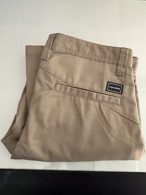 Volcom Slim Fit 32X30 Khaki Pants New With Out Tags Skate Boarding Pants  • $29.99