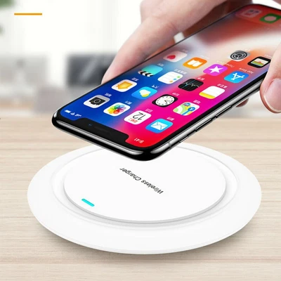 $7.99 • Buy Qi Wireless Charger Charging Pad For IPhone Samsung S8 S7 S6 Series