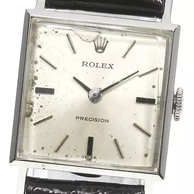 ROLEX Precision 2611 Cal.1400 Vintage Silver Dial Hand Winding Ladies_759015 • $1084.02