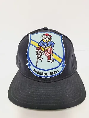 Vintage New Era Military Veteran Snapback Hat Engarde Baby! • $24.99