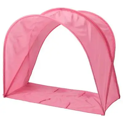 IKEA New SUFFLETT Bed Tent Pink Childs Under BED Read Or Sleep Canopie  70/80/90 • £25.77