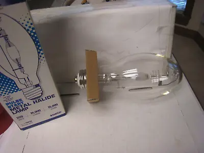 SATCO Hygrade Metal Halide Bulb S5838 200W Mogul Base Use W/ M136E Ballast • $17.99