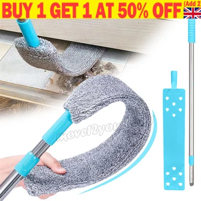 £2.29 • Buy Gap Dust Cleaner Retractable  Microfiber Gap Dust Brush Flexible Gap Duster/