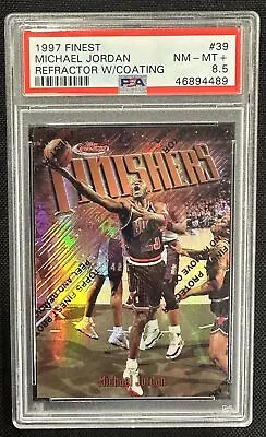 1997 Finest Michael Jordan #39 PSA 8.5 • $749.99