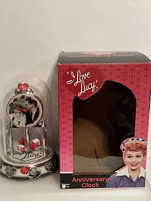 I Love Lucy Anniversary Clock Porcelain Base Glass Dome By Television City • $36