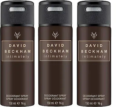 David Beckham  Intimately  Deodorant Anti-Perspirant Body Spray X3 Free P&P • £19.99