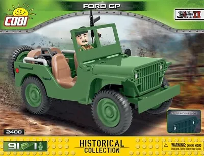 COBI 2400 - Ford GP - British Commando With Jeep - WW2 Building Blocks • $42.58