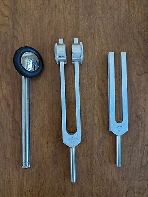 Welch Allyn Telescoping Babinski Reflex Hammer 128Hz And 512Hz Tuning Forks • $15