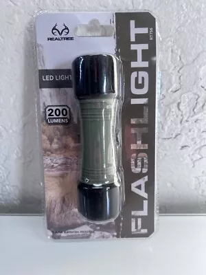 Realtree LED Light 200 Lumen Alkaline Flashlight Rugged Water Resistant • $11.45