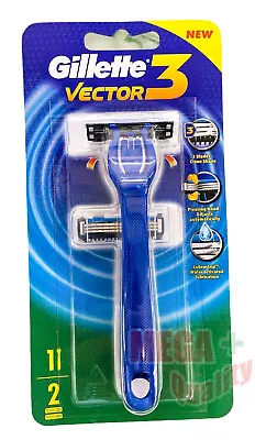 GILLETTE VECTOR 3 RAZOR COMFORT STRIP WITH BLADE FITS CONTOUR ATRA 3 Blades • $14.85